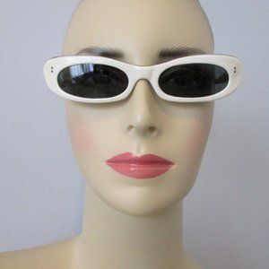 Vintage 1960s mod lucite sunglasses.